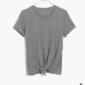 Madewell knot front tee